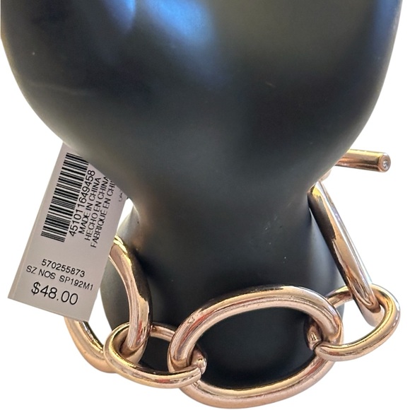 BRASS ROSE GOLD PLATED BRACELET - Picture 2 of 4